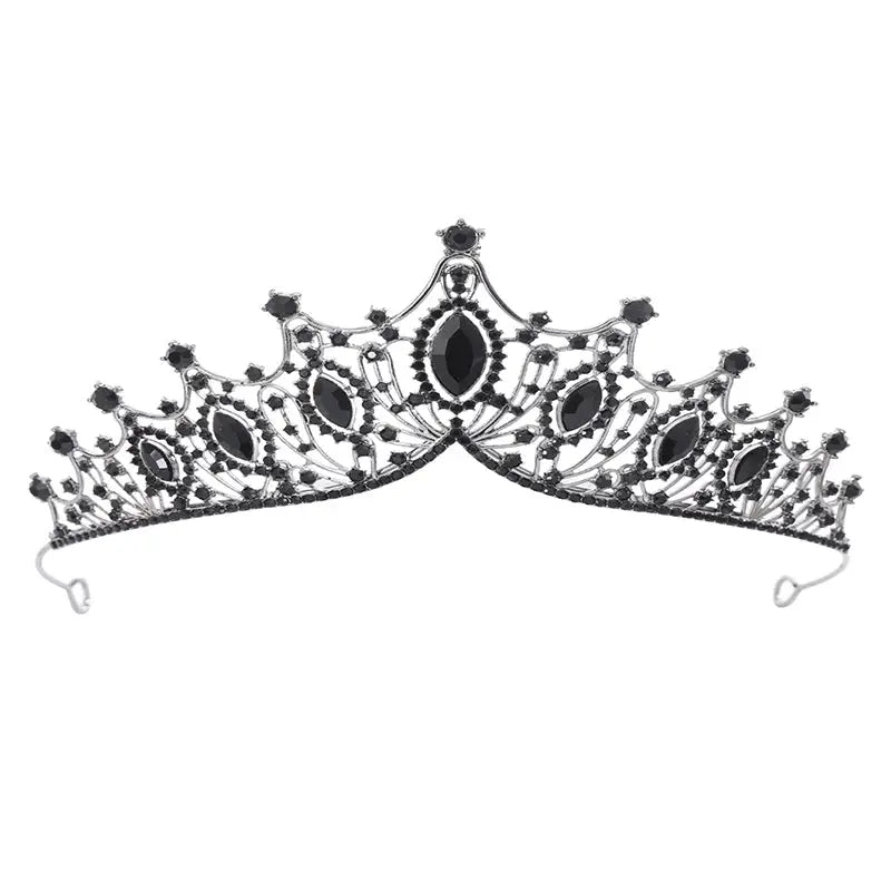 Queen Crown For Women And Girls Pageant Tiara With Crystals Beaded Baroque Vintage Headband And Combs