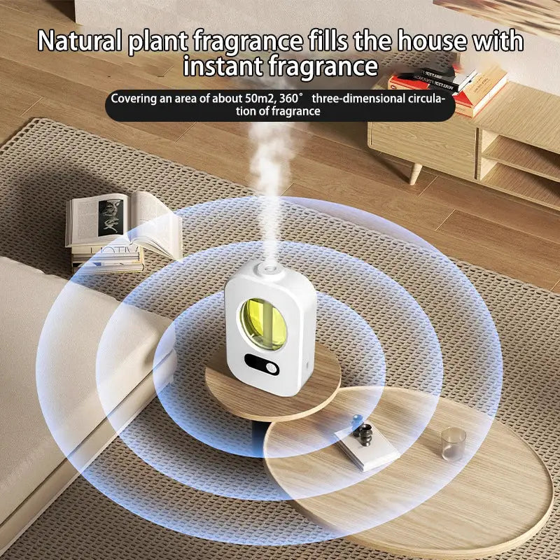 Automatic Diffuser Aromatherapy Machine Air Fragrance Dispenser For Bathroom And Living Room Essential Oil Humidifier