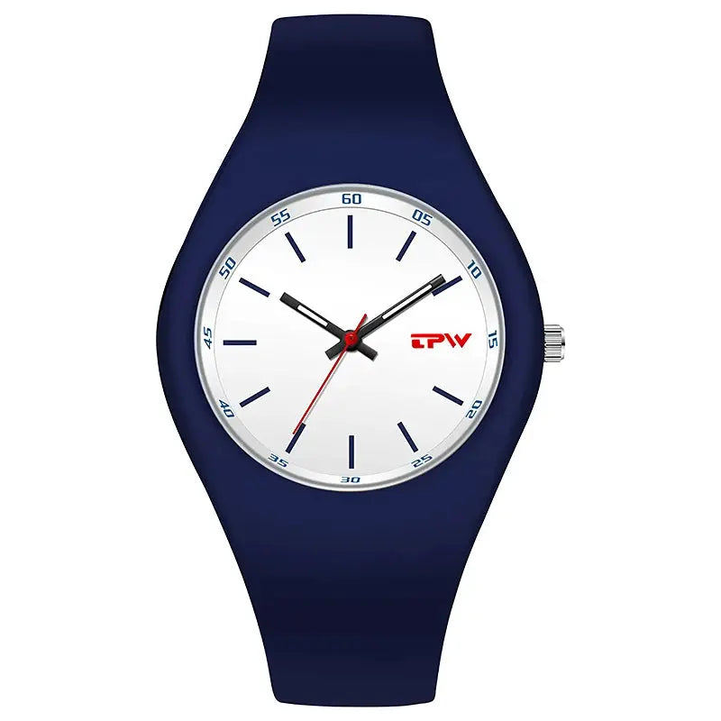 TPW Full Size 40mm Quartz Watch For Women With Japanese Movement And Skin Friendly Silicone Strap