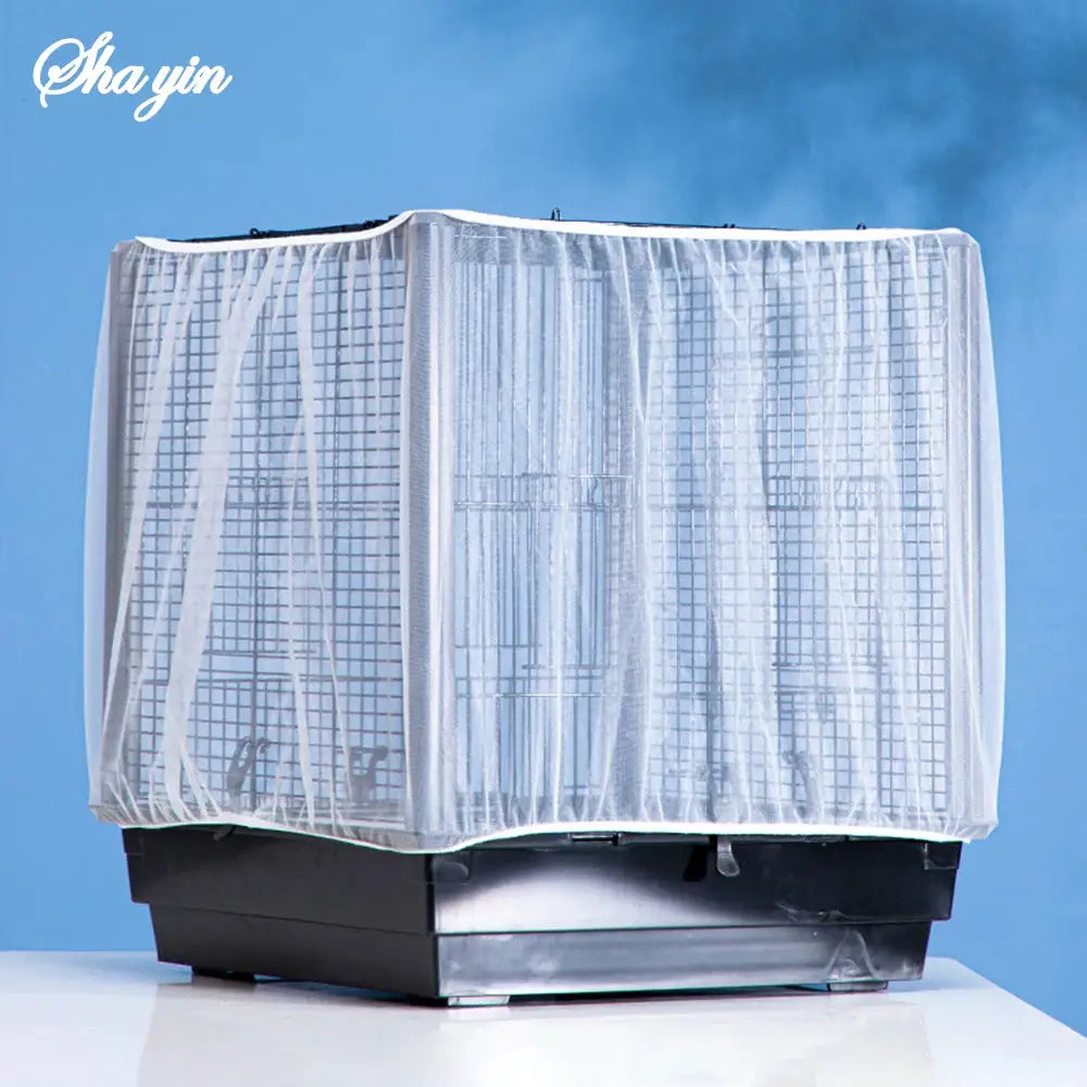 1PC Square Round Bird Cage Cover Splash Proof Mosquito Net Screen Parrot Protection Net Cage Accessory