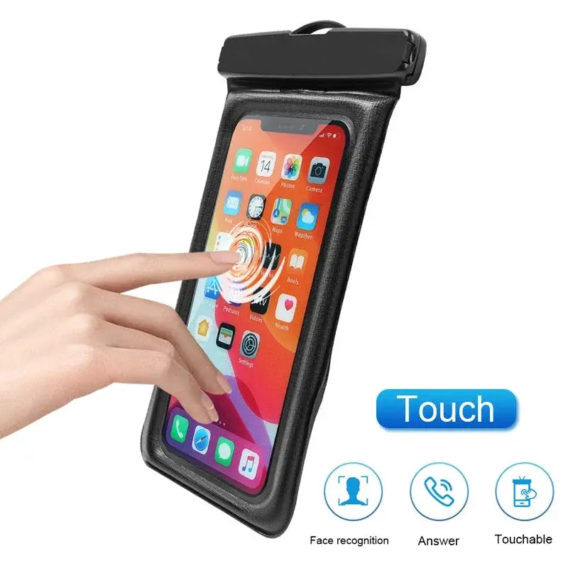 Floating Airbag Waterproof Swim Bag Phone Case For iPhone 11 12 13 14 Pro Max Samsung S23 Xiaomi 13 Huawei P30 Lite