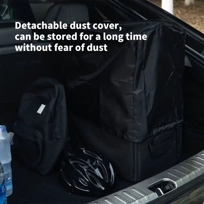 Portable Folding Bike Storage Box For Brompton Bike Dustproof And Waterproof Car Trunk Transport