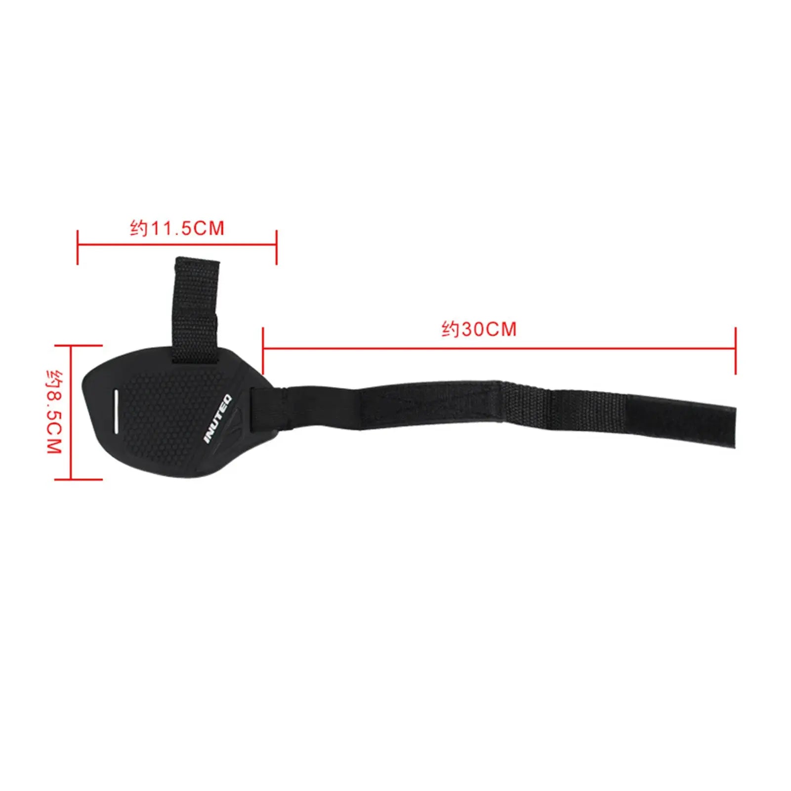 Universal Motorcycle Shift Pad Rubber Boot Protective Cover Adjustable Shifter Shield Anti Slip Pad For Shoe Protection