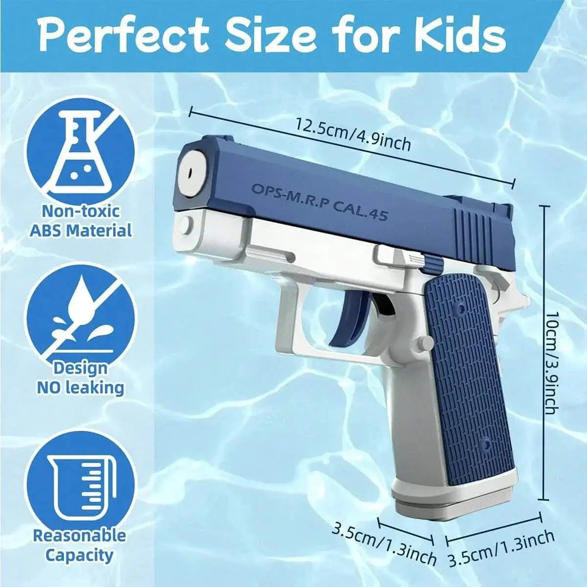 M1911 Water Gun Pistol Toy Squirt Gun For Summer Pool Beach Outdoor Games Water Blaster Suitable For Kids And Adults