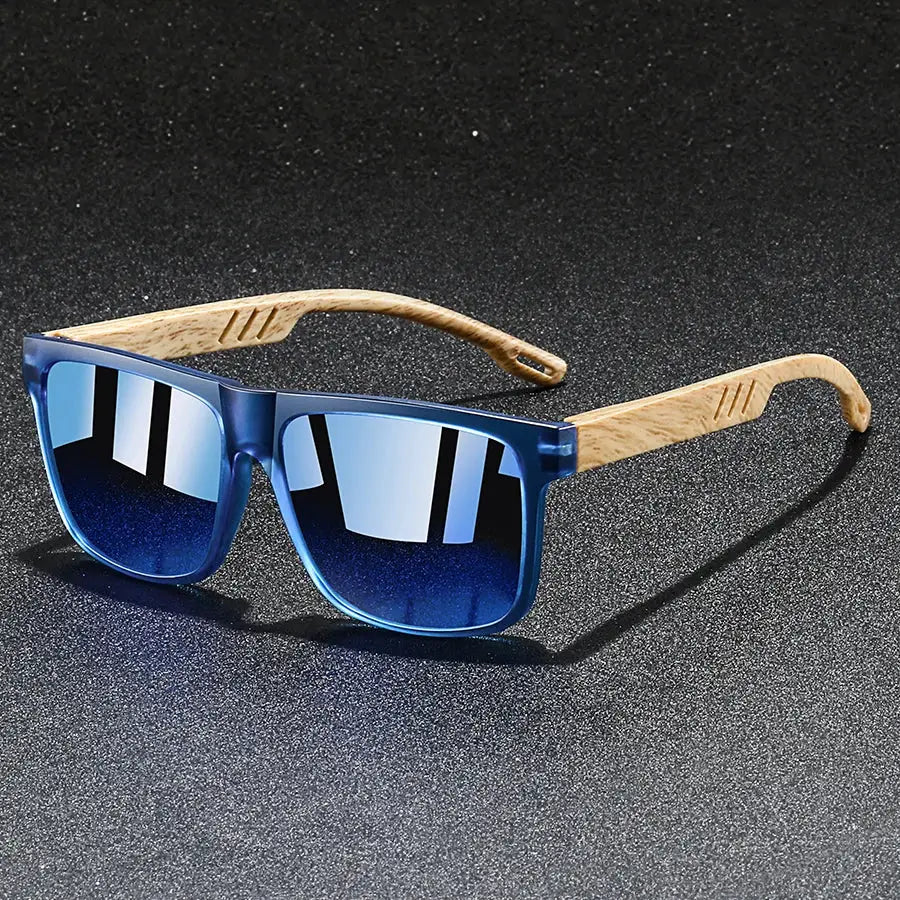 Vintage Square Frame Sunglasses Unisex UV400 Protection For Fishing And Driving Premium Outdoor Eyewear