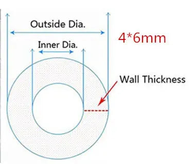 5 Meters Transparent Food Grade Silicone Tube Flexible Tubing for Aquarium Garden Use 2 4 6 8 10 12