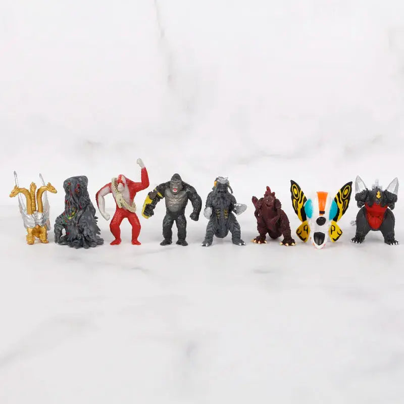 Godzilla Vs King Kong 24 Piece Set Highly Detailed Collectible PVC Figures 17cm Tall