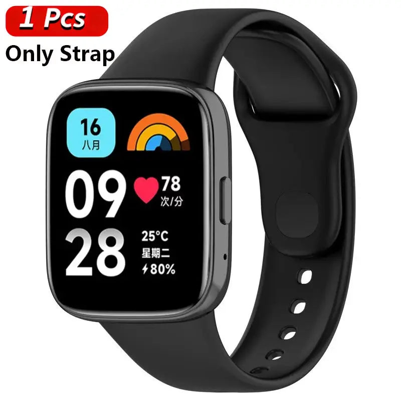 Silicone Strap+Case for Xiaomi Redmi Watch 3 Active band smartwatch Accessories Sport Bracelet For Redmi watch3 Active/Lite 2030
