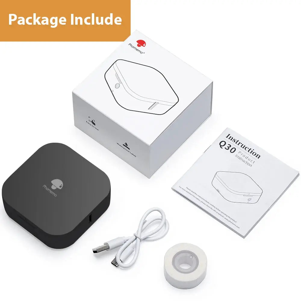 Phomemo Q30 Wireless Pocket Label Printer Thermal Sticker Maker