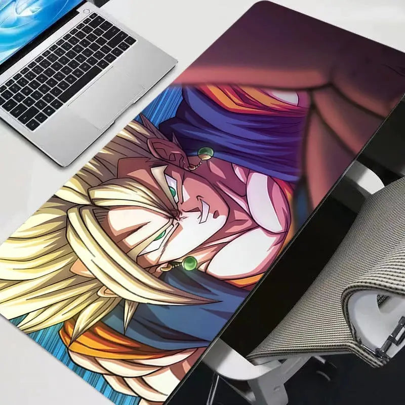 Dragon Ball Z XXL Mouse Pad Desk Mat for Gaming Keyboard Black Large Anime Carpet for LOL