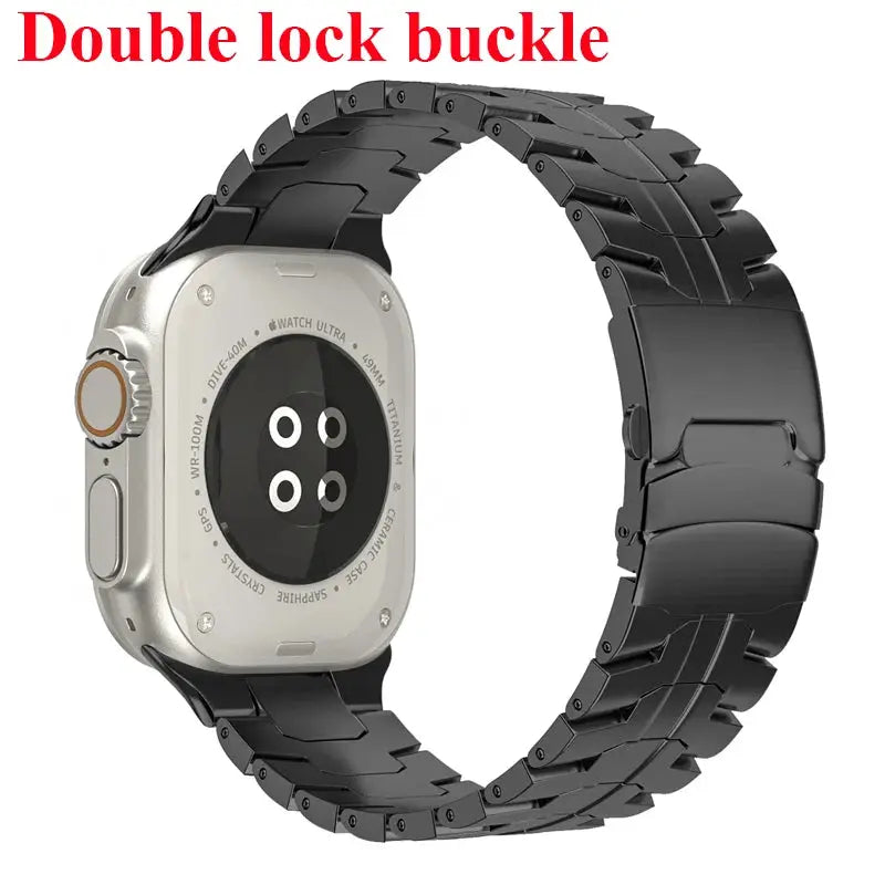Stainless Steel Strap For Apple Watch Series 11 10 9 8 SE 3 46mm 45mm 42mm 44mm Metal Bracelet Band For iWatch Ultra 3/2/1 49mm