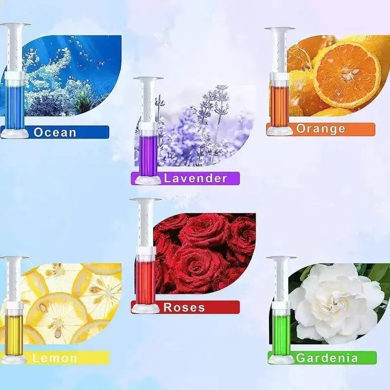 Toilet Cleaner Gel Stick Aromatherapy Solid Tablet Air Freshener For Long Lasting Fragrance And Deodorization