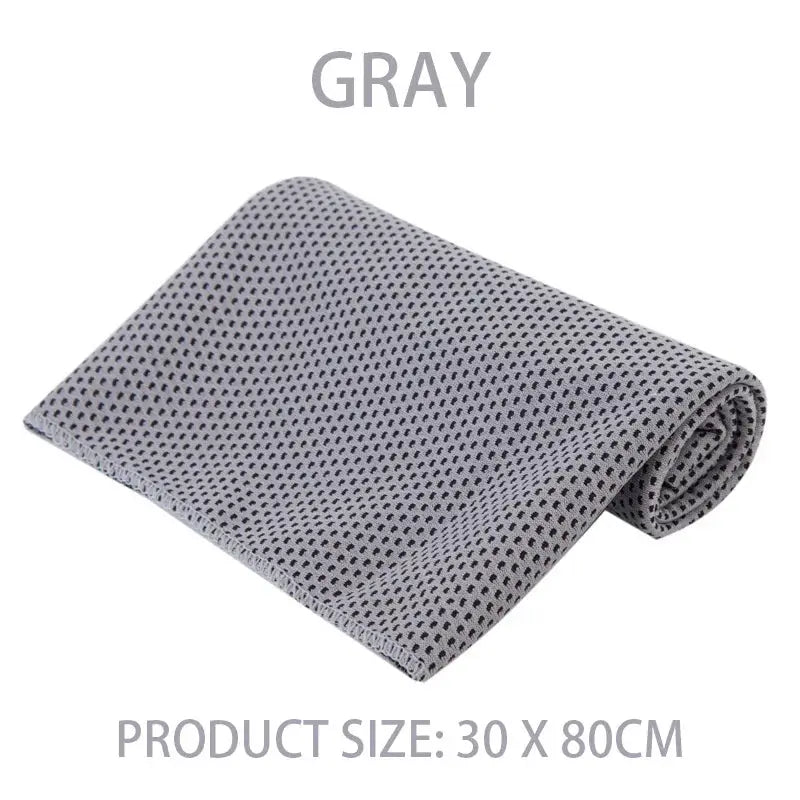 Outdoor Microfiber Quick Dry Ice Towel For Sports Cooling And Fitness Camping Portable Breathable Sweat Wicking Towel