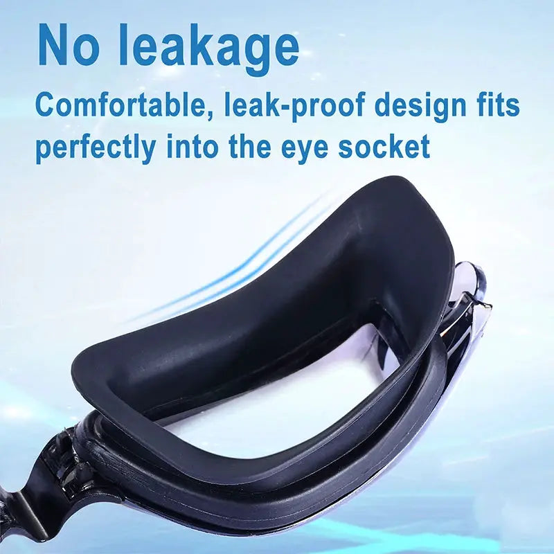 High Definition Swimming Goggles For Adults Silicone Universal Fit Waterproof Anti Fog Electroplating Lenses New Style