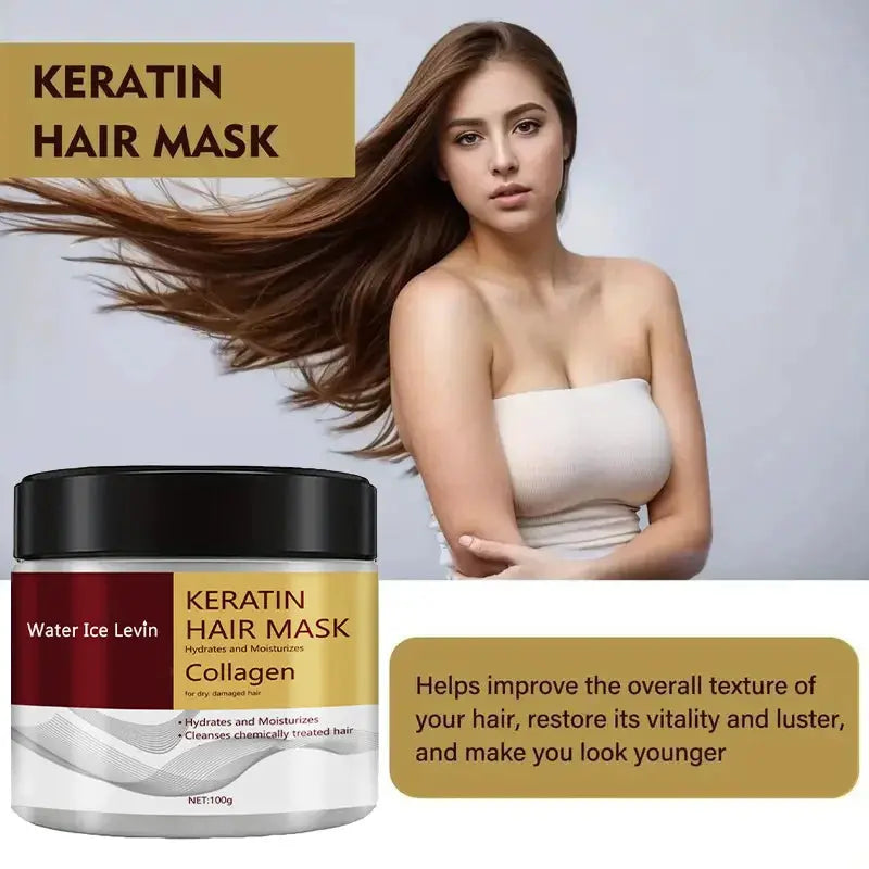 LuxeHair Collagen Keratin Hair Mask Oil Control And Deep Repair For Soft Frizz Free Hair