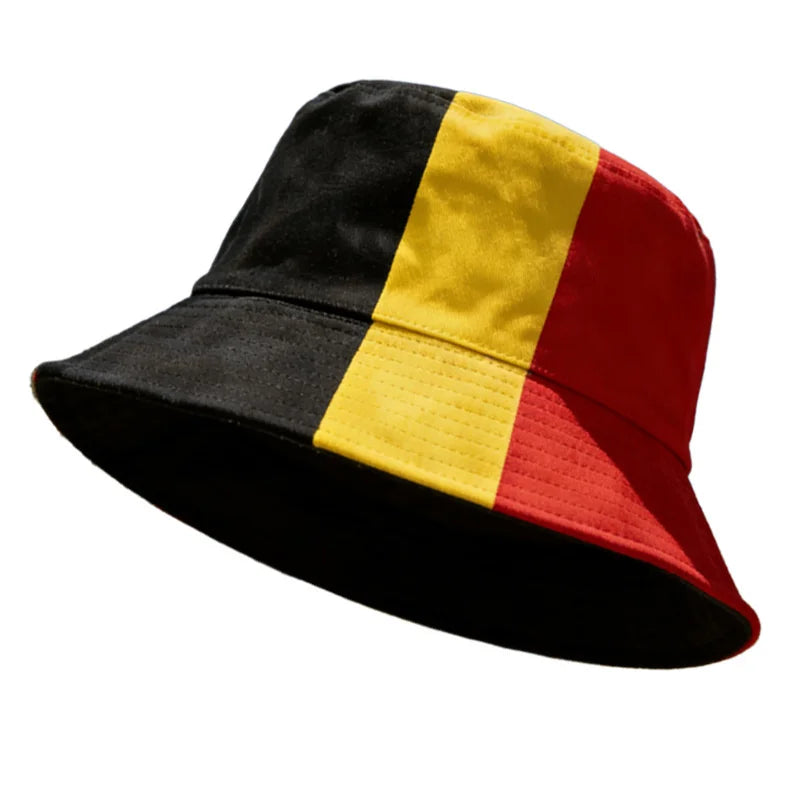 National Flags Reversible Bucket Hat For Men Women Football Fans