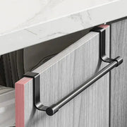 Over Cabinet Towel Rod Rack Stainless Steel Punch Free Organizer