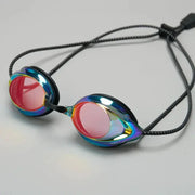 Electroplated Bright Color Rope Head Swimming Goggles for Adults Waterproof and Anti Fog Outdoor Glasses