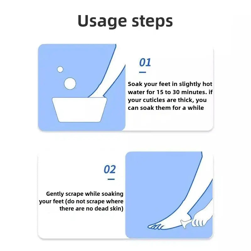 Professional Foot Care Tool Exfoliating Scraper For Pedicure Dead Skin Removal Heel File Callus Remover Blade