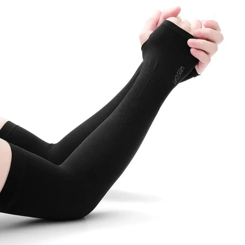 Arm Guard Sleeve With Thumb Hole UV Protection Long Arm Cover For Running Fishing Cycling Sun Shield