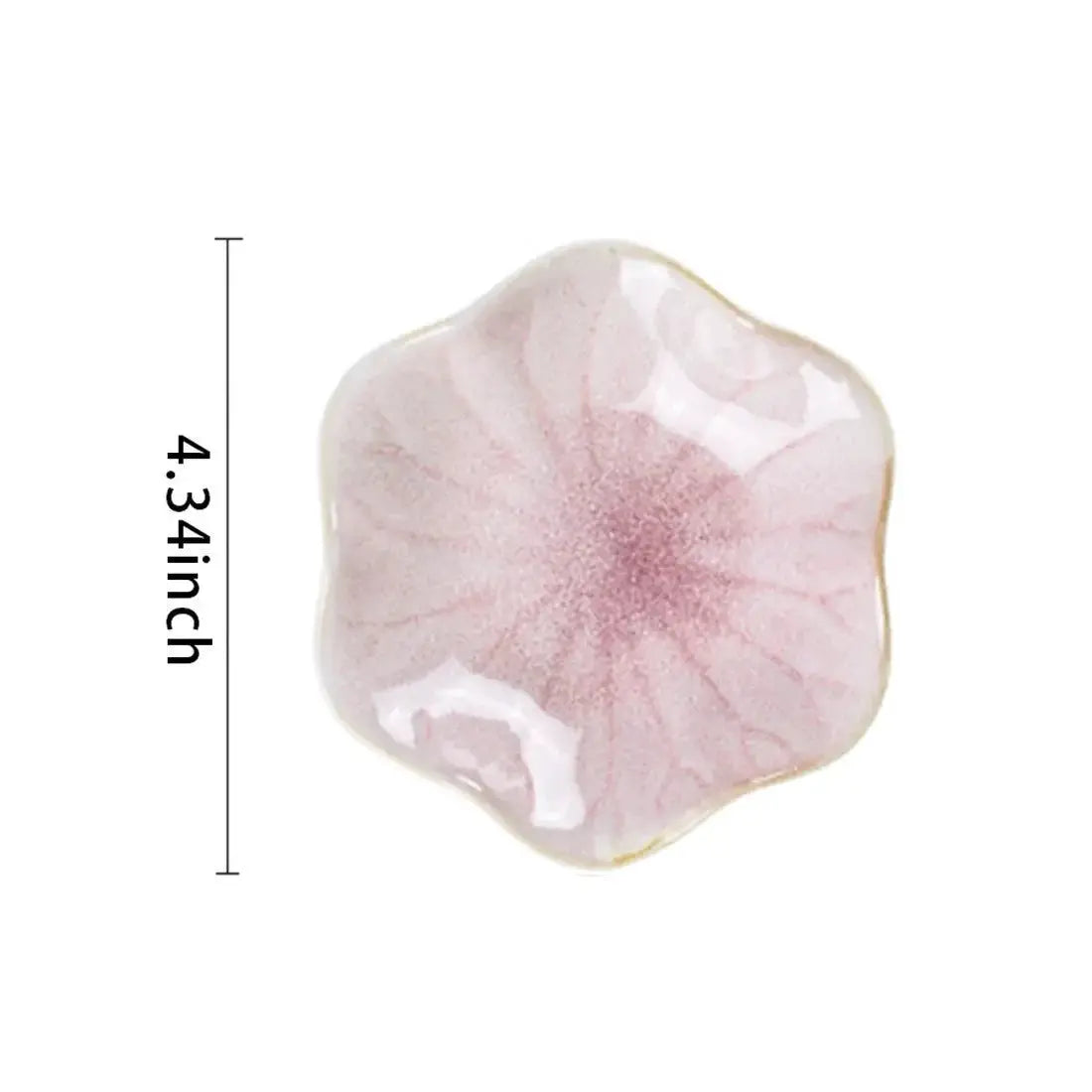 Creative Minimalist Ceramic Lotus Jewelry Tray And Snack Flavor Dish