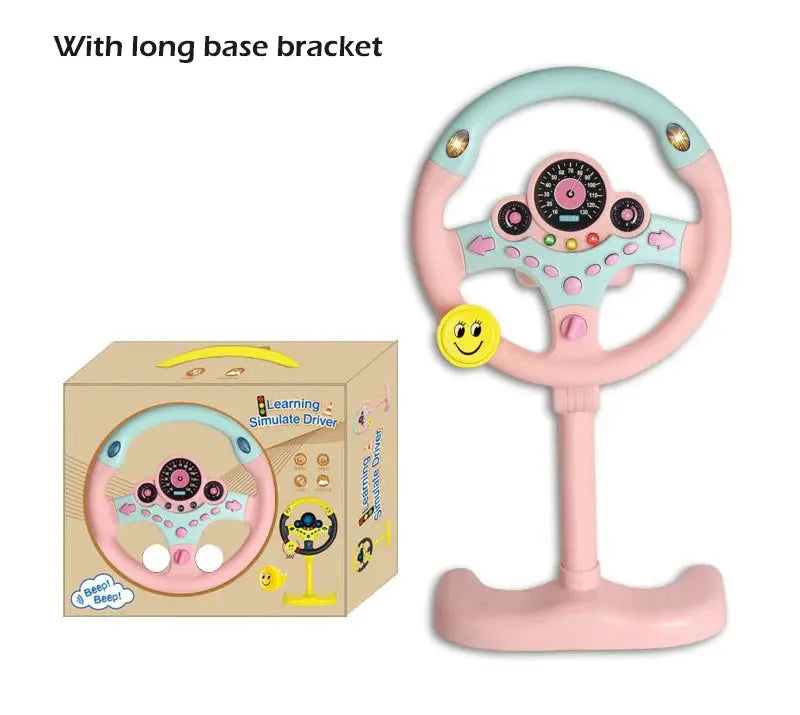 Infant Shining Electric Simulation Steering Wheel Toy With Lights And Sounds For Early Educational Play