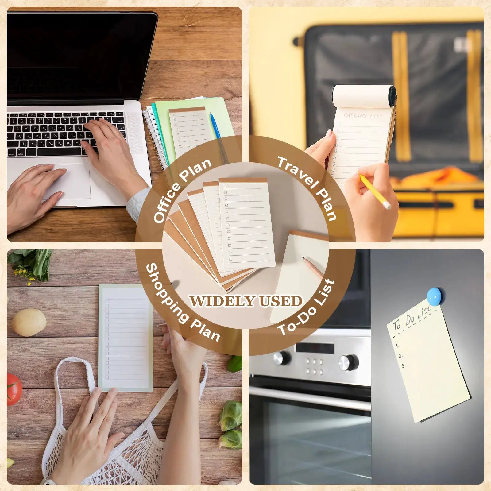 Simples Market portable field notes notepads, 4/8 pcs, 50-sheet pocket memo books for planning and to-do lists