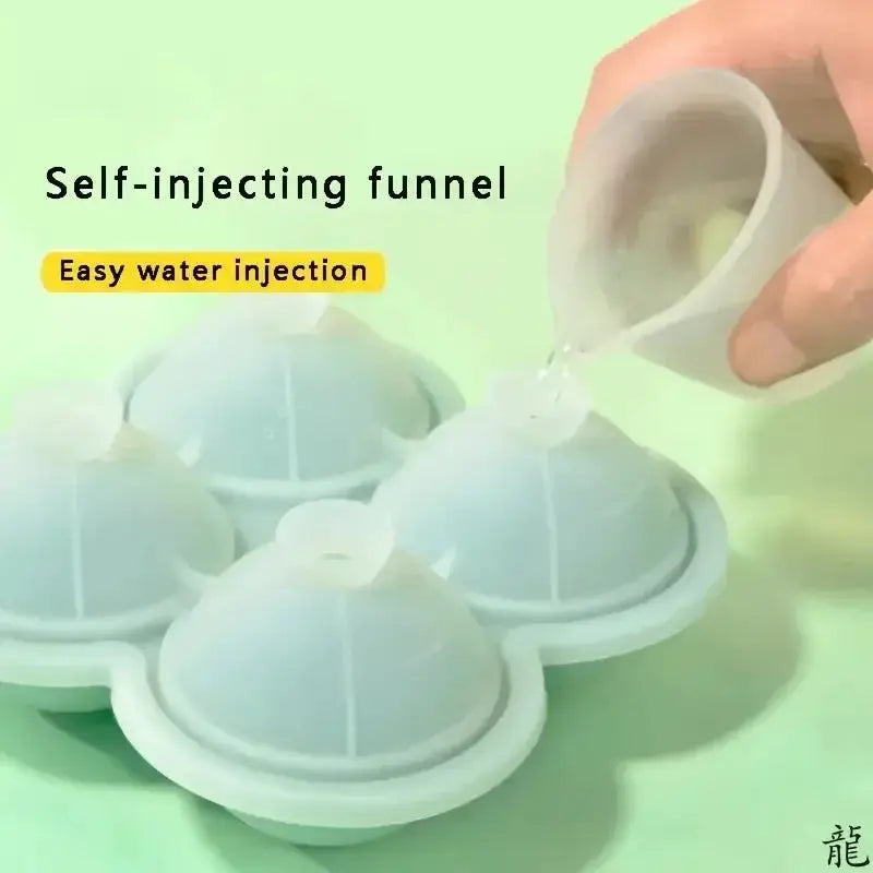Large Silicone Ice Cube Tray 1pc Easy Release No Leakage for Whiskey Cocktails Juice and Parties