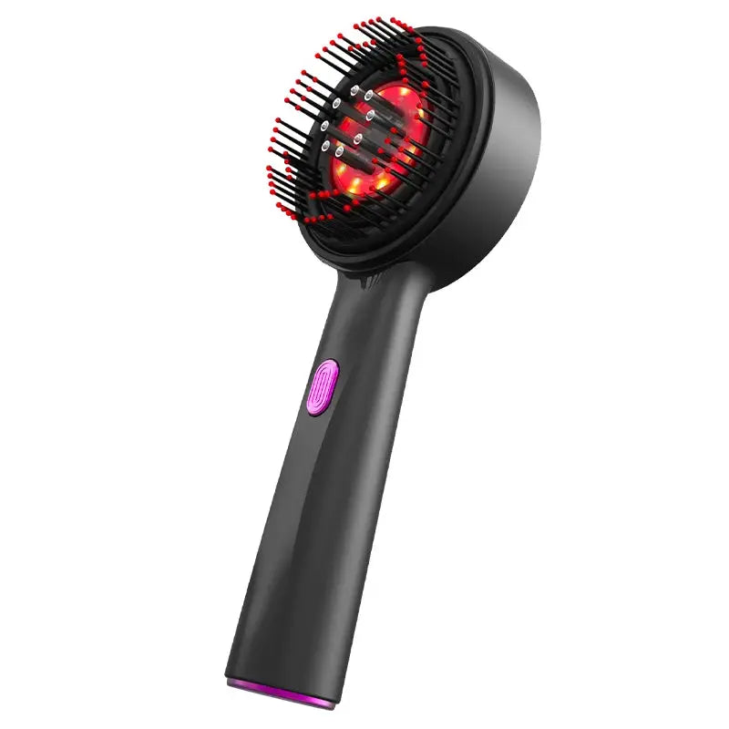 Electric Vibration Massage Comb With Red Light Therapy For Hair Growth Scalp Care Anti Hair Loss Liquid Oil Applicator