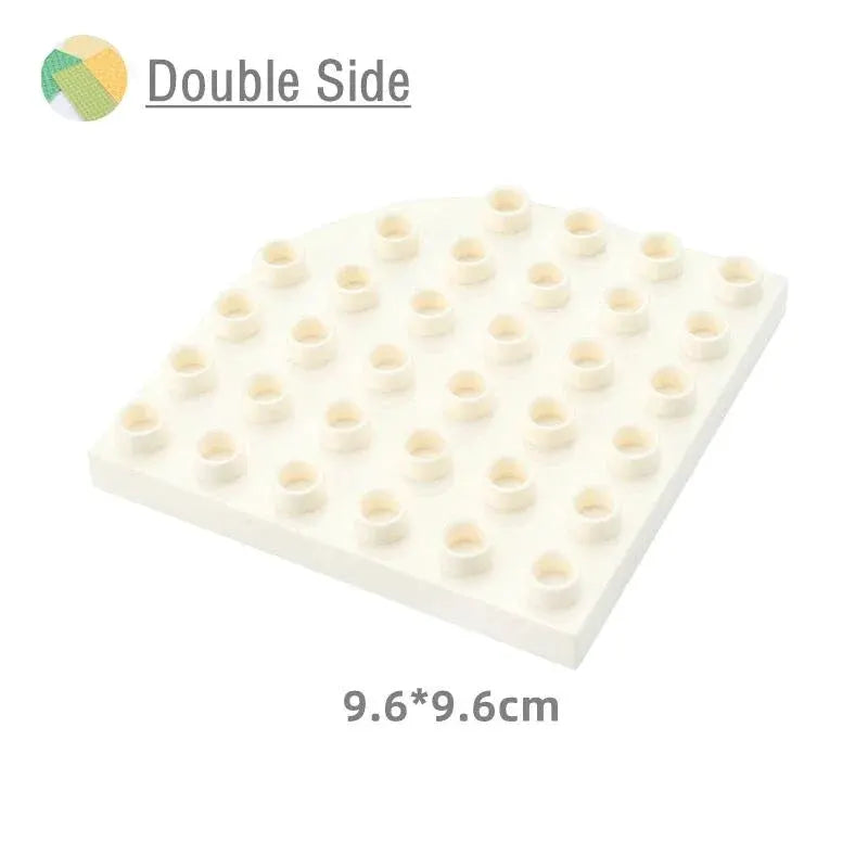 9 Sizes Big Building Plastic Blocks Base Plates Compatible With Large Bricks And Assembly Figures For Kids Toys