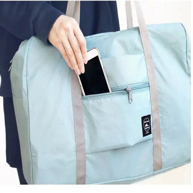 TravelEase Foldable Carry On Duffel Bag Lightweight Large Capacity For Airline Travel Ideal For Weekend Getaways