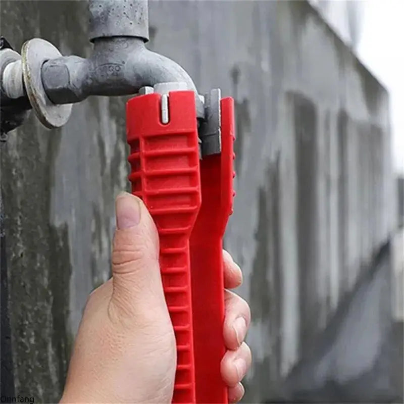 8 In 1 Flume Wrench Anti Slip Kitchen Sink Faucet Repair Tool For Plumbing Installation