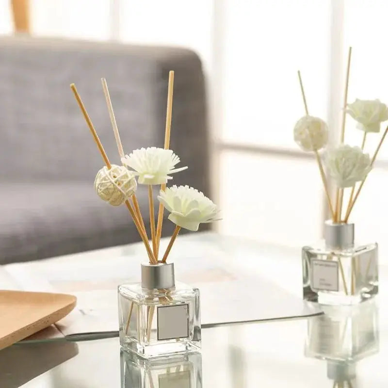 9Pcs Artificial Flower Rattan Reed Diffuser Refill Sticks for DIY Floral Arrangements and Fragrance
