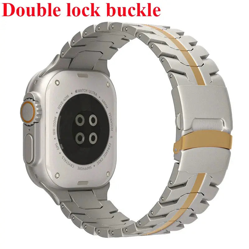 Stainless Steel Strap For Apple Watch Series 11 10 9 8 SE 3 46mm 45mm 42mm 44mm Metal Bracelet Band For iWatch Ultra 3/2/1 49mm