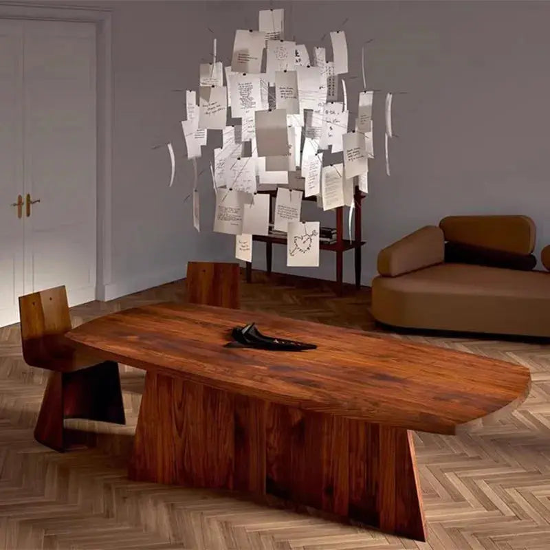 Ingo Maurer colored paper chandelier LED E27 replica by Simples Market with white paper strips