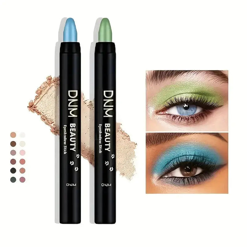 LustreLux 16 Colors Pearlescent Eyeliner Set Waterproof Long Lasting Glitter Eye Makeup