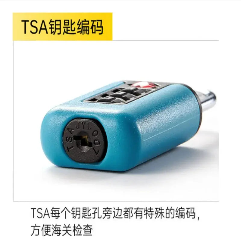 Approved Luggage Lock 3 Digit Combination Padlock for Travel Suitcases Black Security