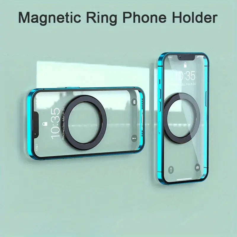 NovaMag Magnetic Ring Holder For IPhone MagSafe Universal Wall And Car Phone Mount With Strong Magnets