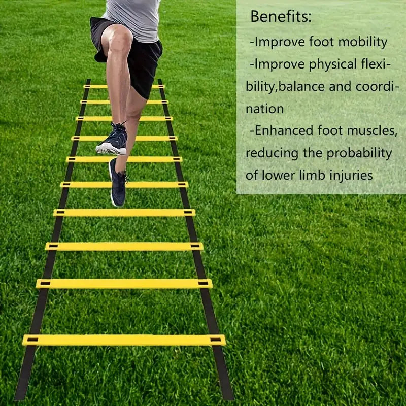 Detachable Speed Agility Training Ladder For Football Portable Sports Equipment To Improve Mobility And Coordination