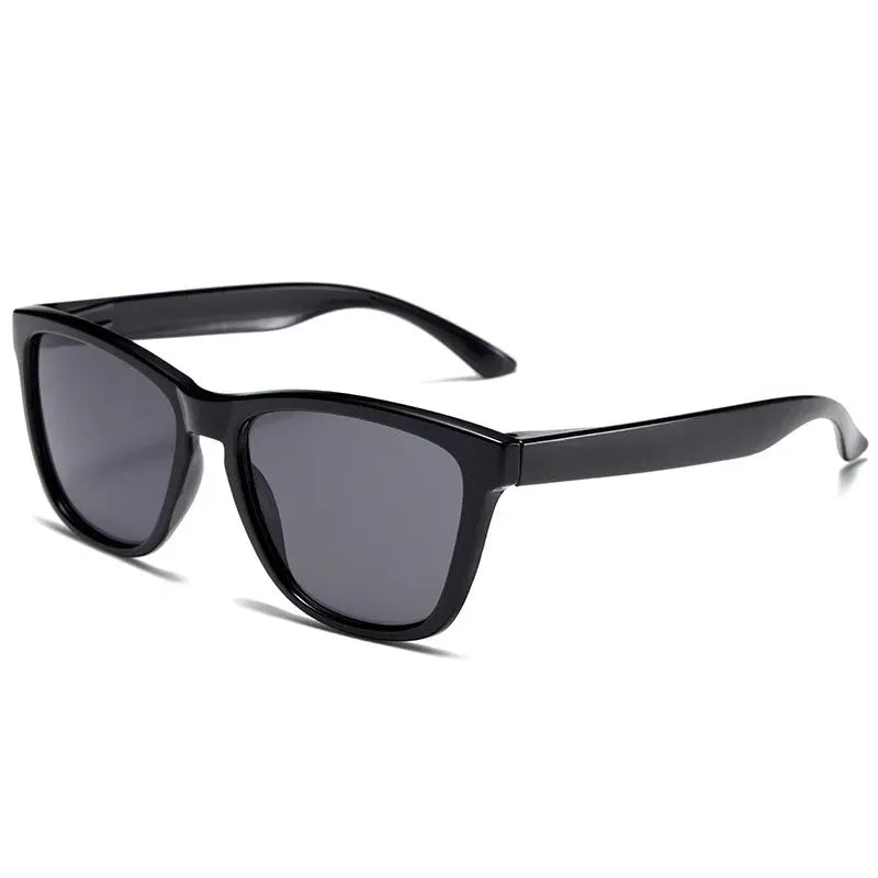 Designer Retro Polarized Sunglasses Unisex UV400 Protection Clear Frames Mercury Ice Blue Orange Flake Accents