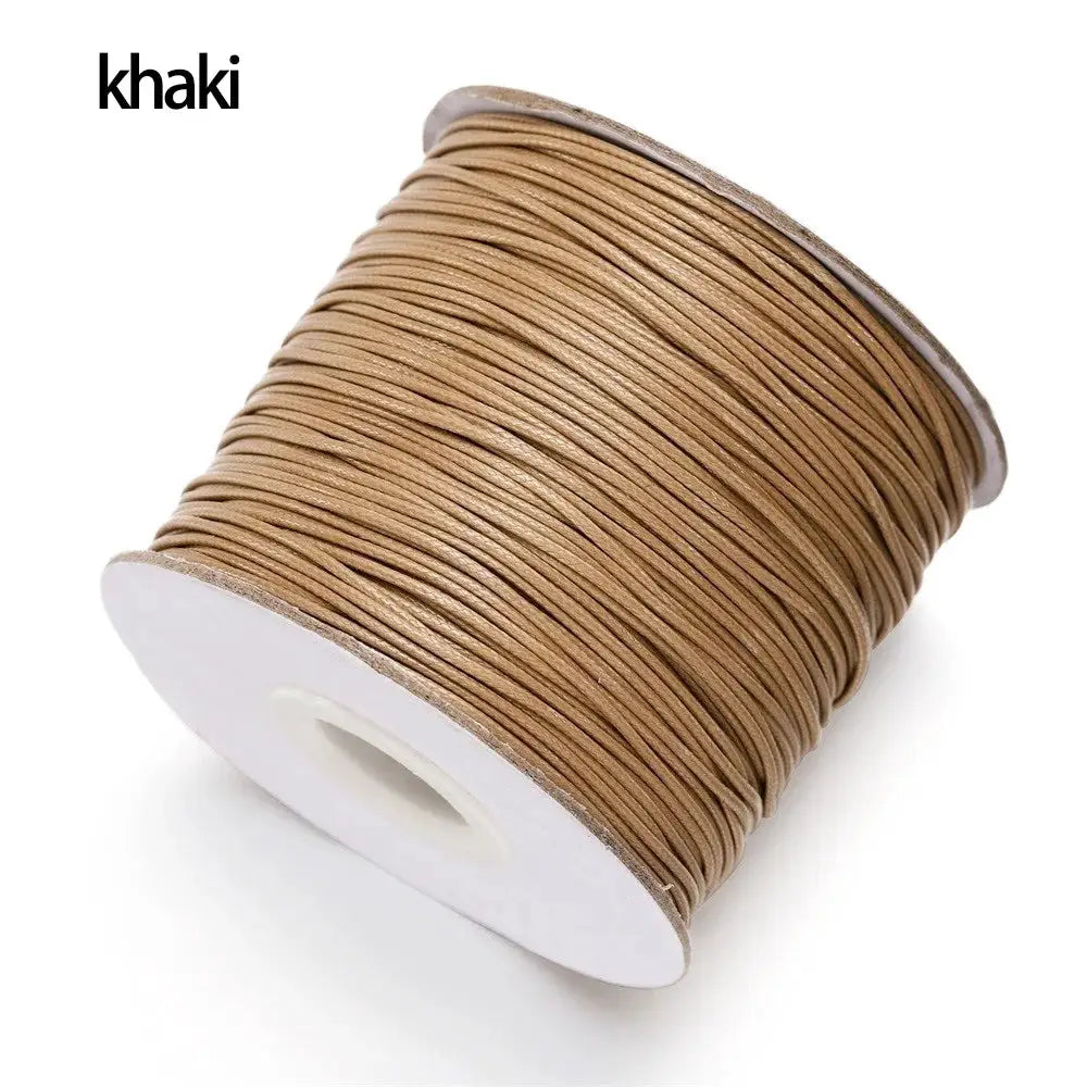 Korean Waxed Cotton Cord 10m Lot Waxed Thread String For DIY Jewelry Making Beads Necklace And Bracelet