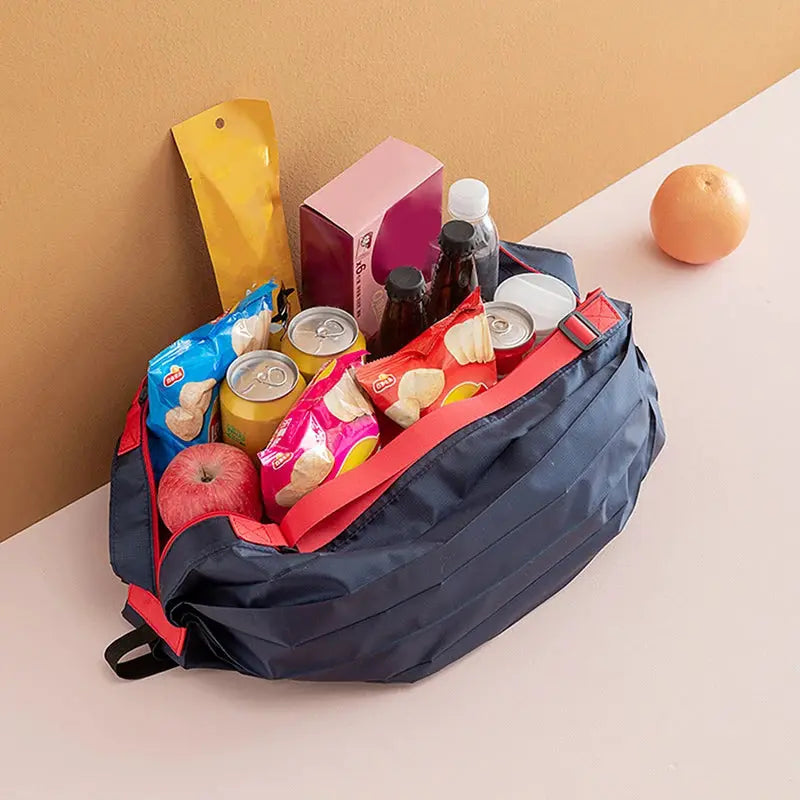 TravelNest Camouflage Foldable Storage Bag With Handle Lightweight Large Capacity Nylon Tote