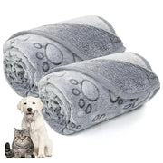 Winter Soft Dog Blanket Washable For Cats And Dogs Indoor Pets Grey Large Medium Small Bed Mat
