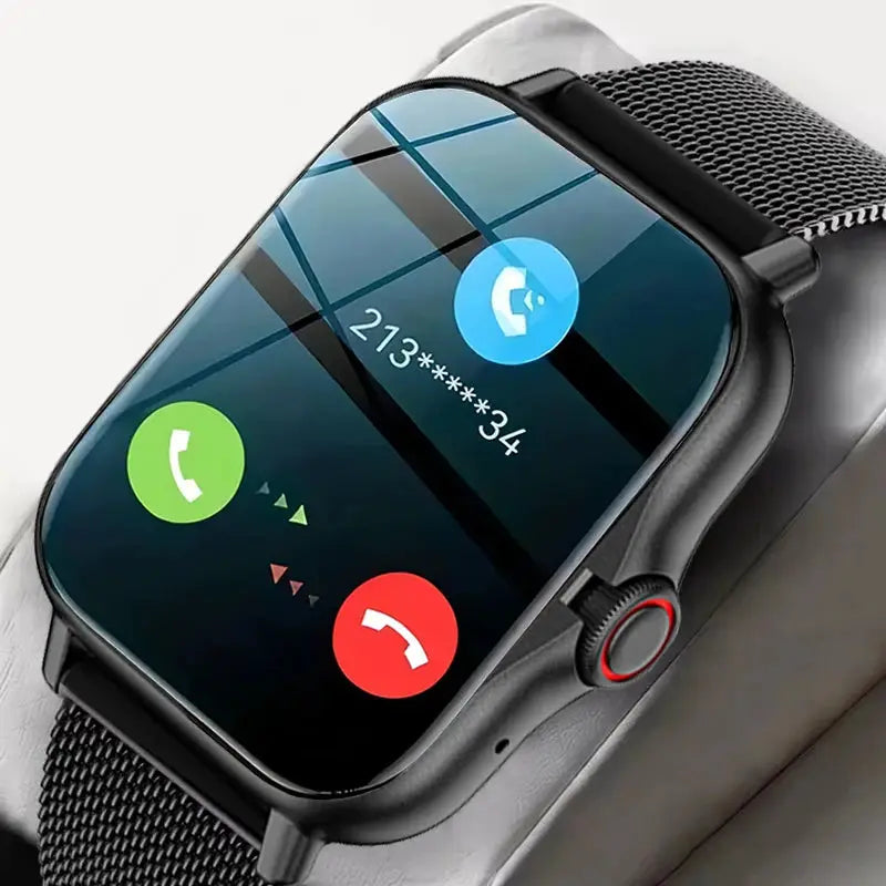 VitalTime Android Smartwatch 1.44 Inch Color Screen Bluetooth Calling Blood Oxygen BP Monitoring Health Tracking