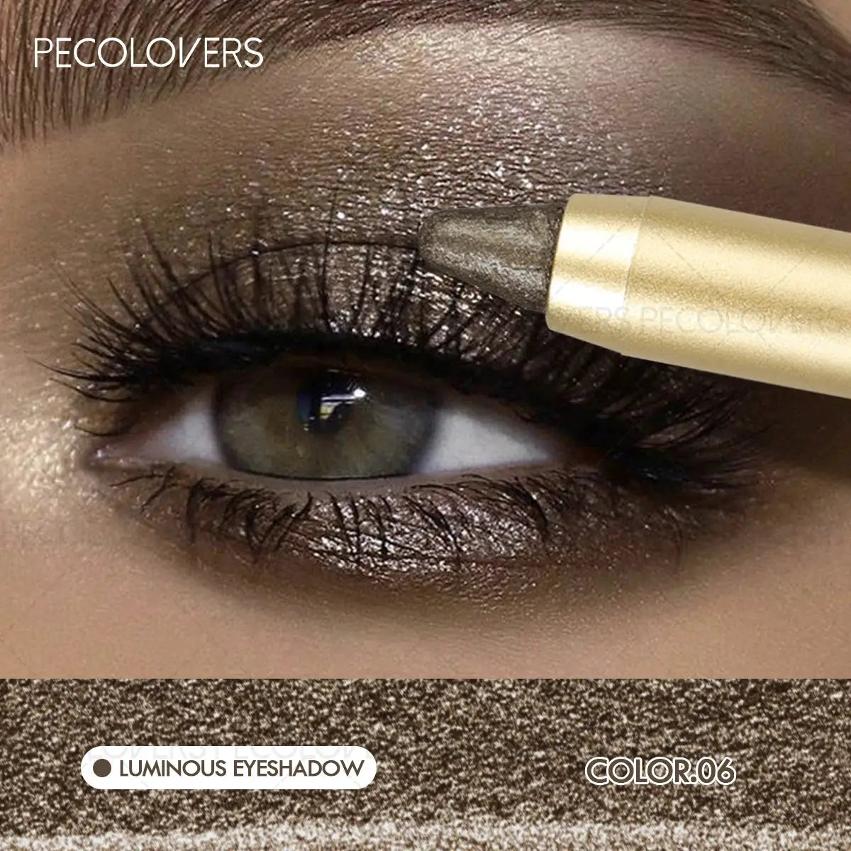 LuxeHue Dual Ended Eyeshadow Stick Glitter And Matte Finishes Smudge Proof Waterproof All Day Wear