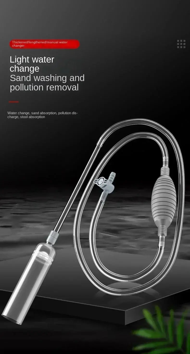 Simples Market fish tank siphon vacuum gravel cleaner large water change kit with extension tube