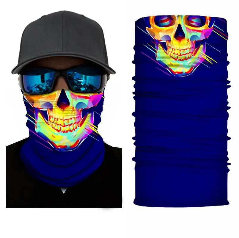 Seamless Tactical Neck Gaiter Bandana Scarf For Men Face Mask Balaclava For Cycling Skiing Motorcycle Hiking