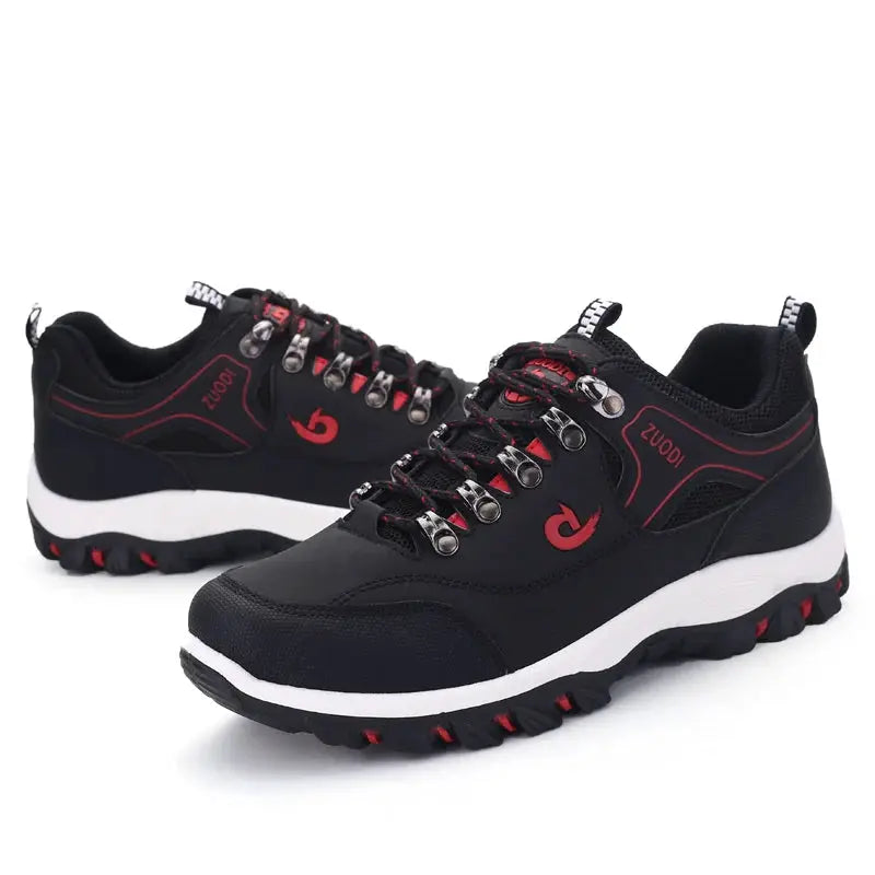 Brand Mens Leather Casual Sneakers Lightweight Breathable Shoes For Walking And Tennis
