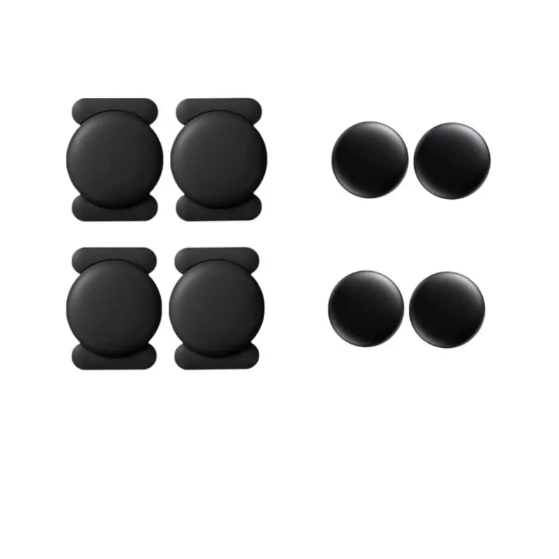 4-pack Simples Market IOS Find My GPS trackers with silicone shells and magnetic mounts