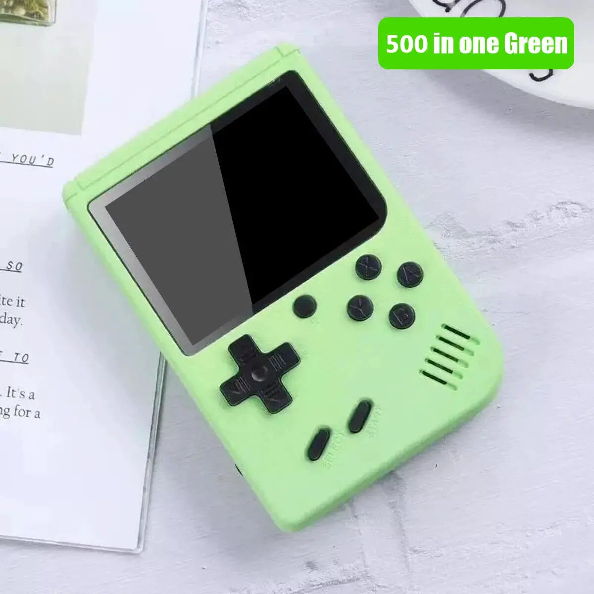 Handheld Game Console With 500 Plus Classic Games, Game Boy Emulator, TV Output, Rechargeable Battery For Kids